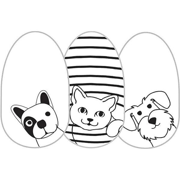 Color Street Friends Furever Clear Overlay Nail Strips Dog Cat **NEW** Mani Spa - Picture 1 of 6